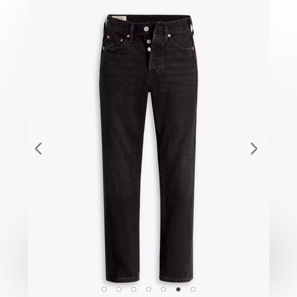 Levi’s 501 Original Fit Selvedge Black Button fly jeans